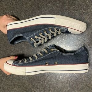 Converse Denim Jean Dark Wash Blue Low Top